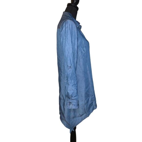 Zac & Rachel Button Down Tunic Top - Picture 3 of 6